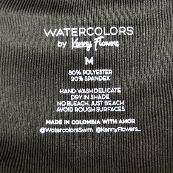 NEW! Kenny Flowers The Pedregal Black Banded Sporty Bikini Bottom SZ M, XL - Picture 7 of 9